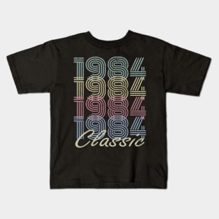 35th Birthday Gift Vintage 1984 Born in 1984 Classic Kids T-Shirt